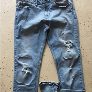 PacSun Whitewashed Denim Jeans